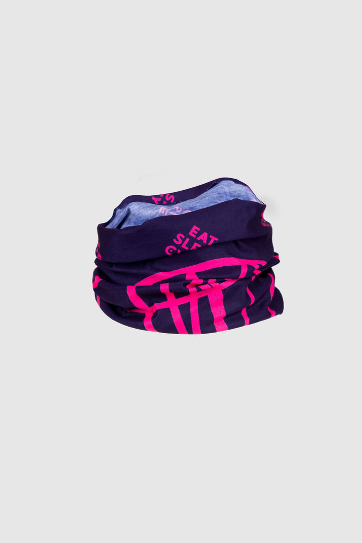 Eat Sleep Cycle World Necktube - Purple