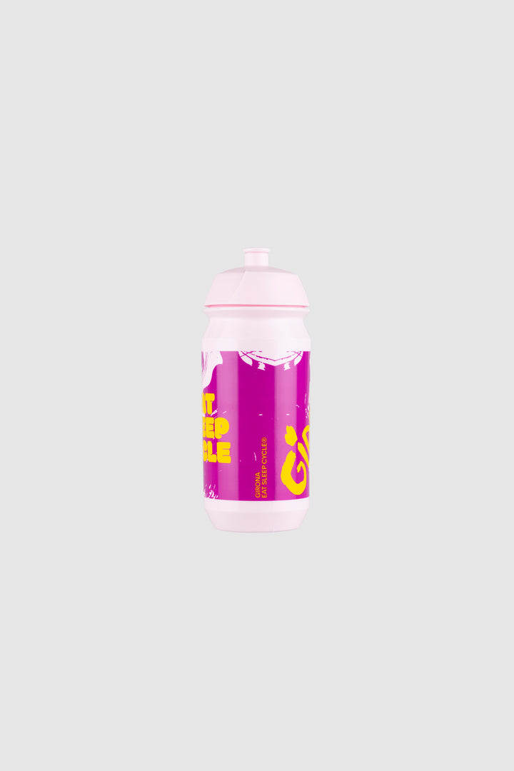 Eat Sleep Cycle Pink Powder Water Bottle