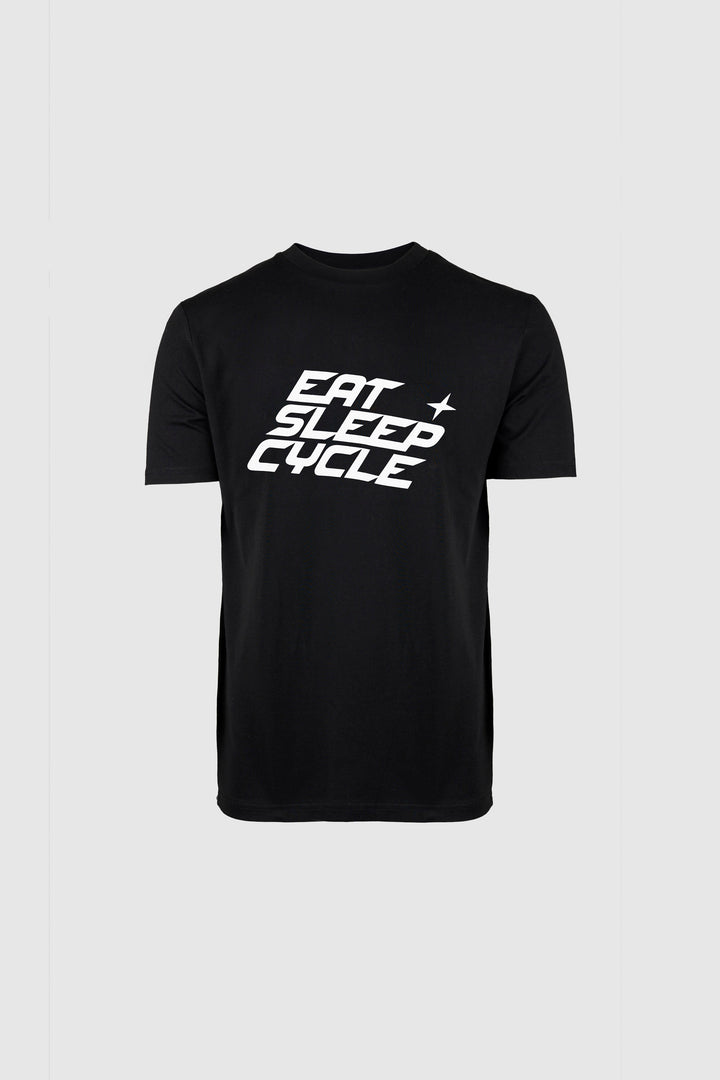 Eat Sleep Cycle Black Unisex Speed Logo T-Shirt