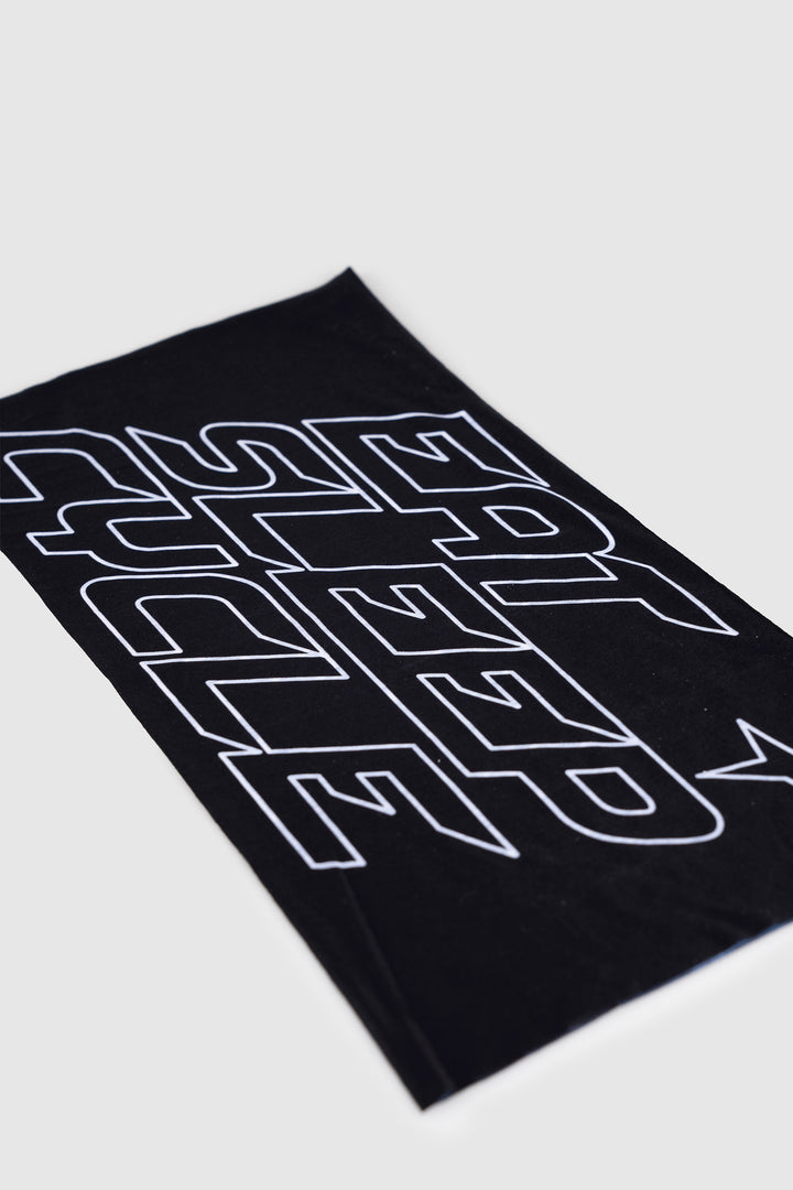 Eat Sleep Cycle Speed Logo Necktube - Black