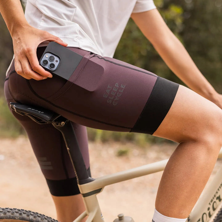 Eat Sleep Cycle Women´s Gravel Bib Shorts - Brownie