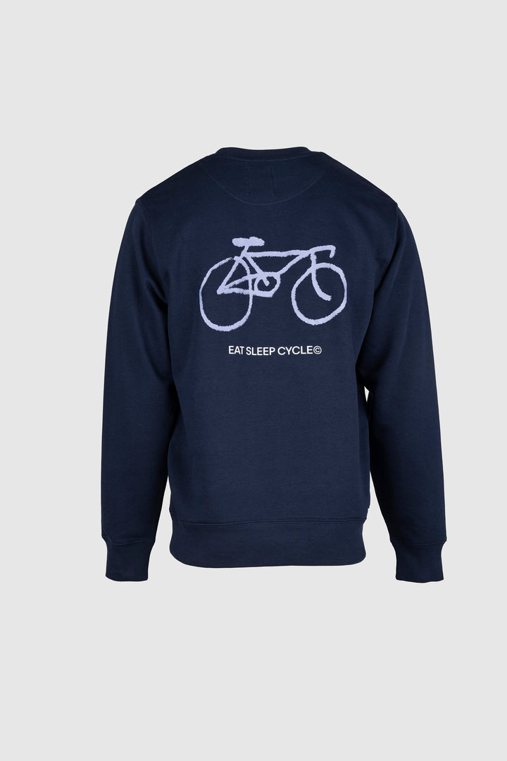 ESC Drawn Bike Sweatshirt - Navy