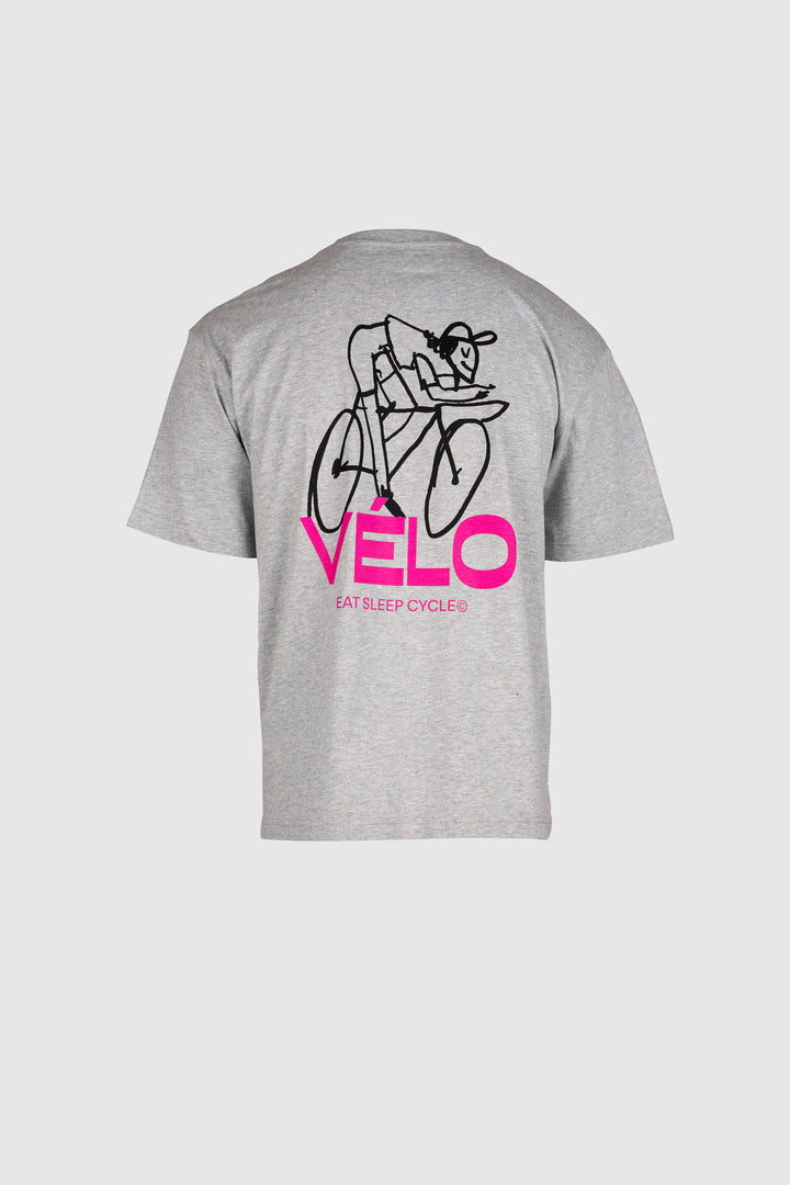 Camiseta ESC Vélo para ciclistas - Gris