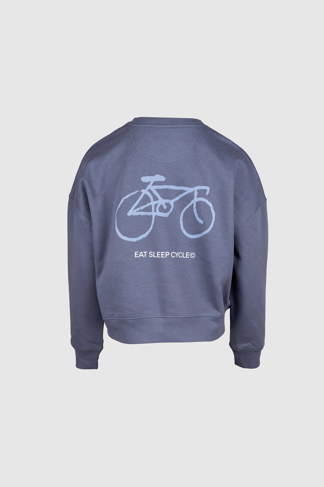 Samarreta esportiva ESC per a dona amb bicicleta dibuixada - Blau-gris