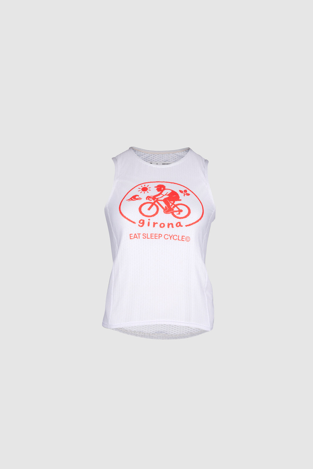 Capa base per a ciclista dona ESC Girona - Blanca