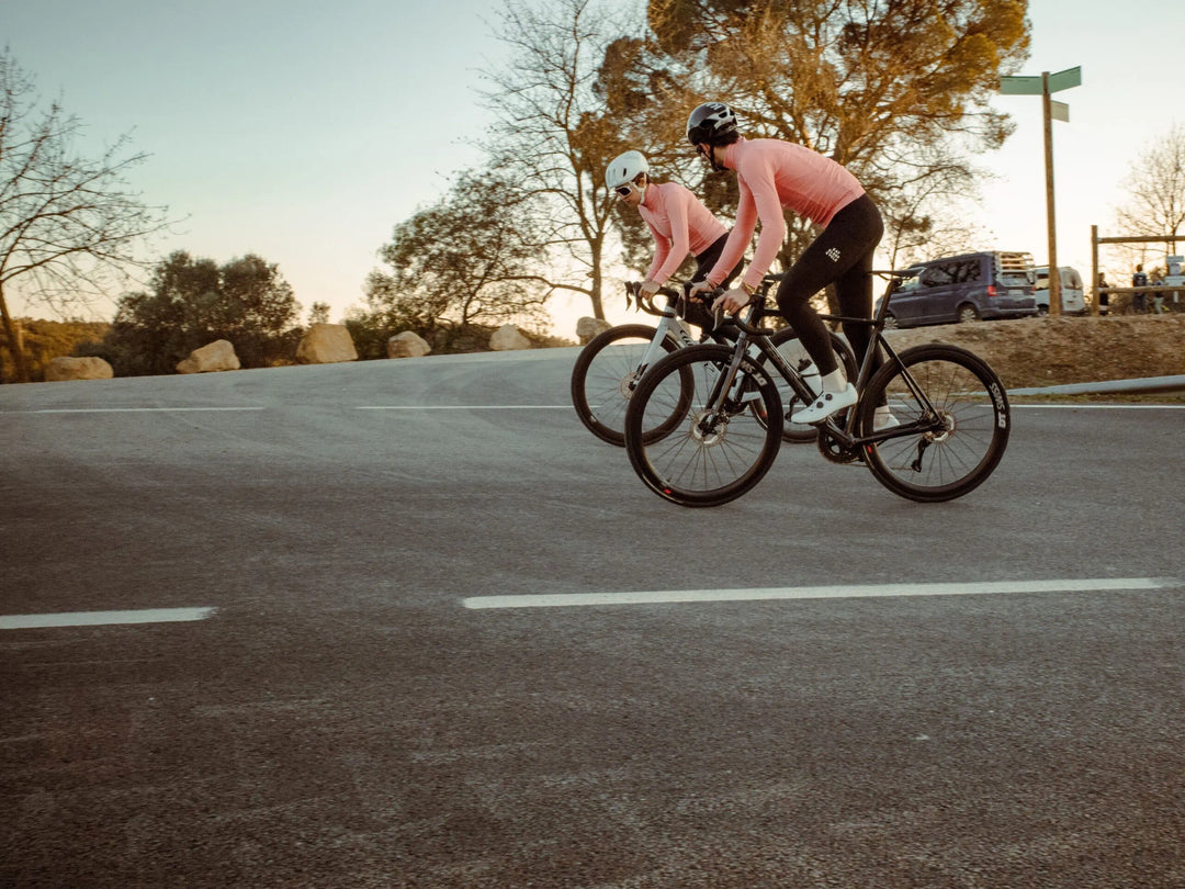 Eat Sleep Cycle Bib Tights - Black