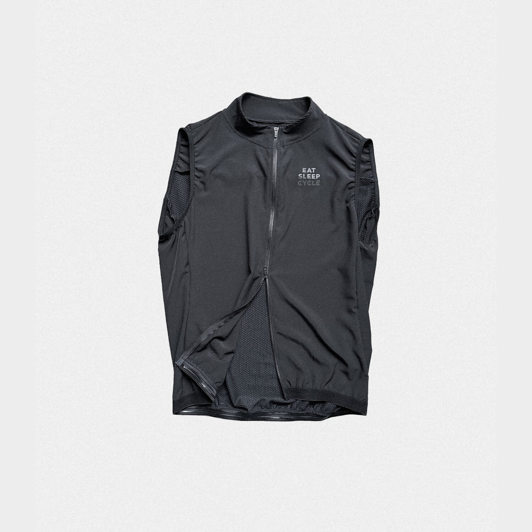 Eat Sleep Cycle Unisex Black Vest