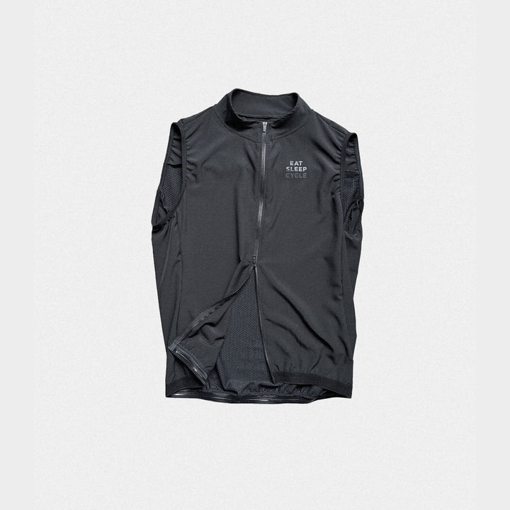 Eat Sleep Cycle Unisex Black Vest