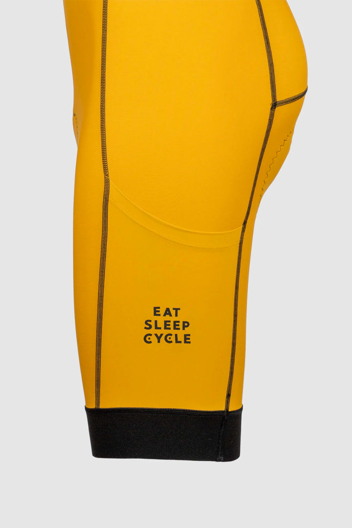 Eat Sleep Cycle Women´s Gravel Bib Shorts - Mustard