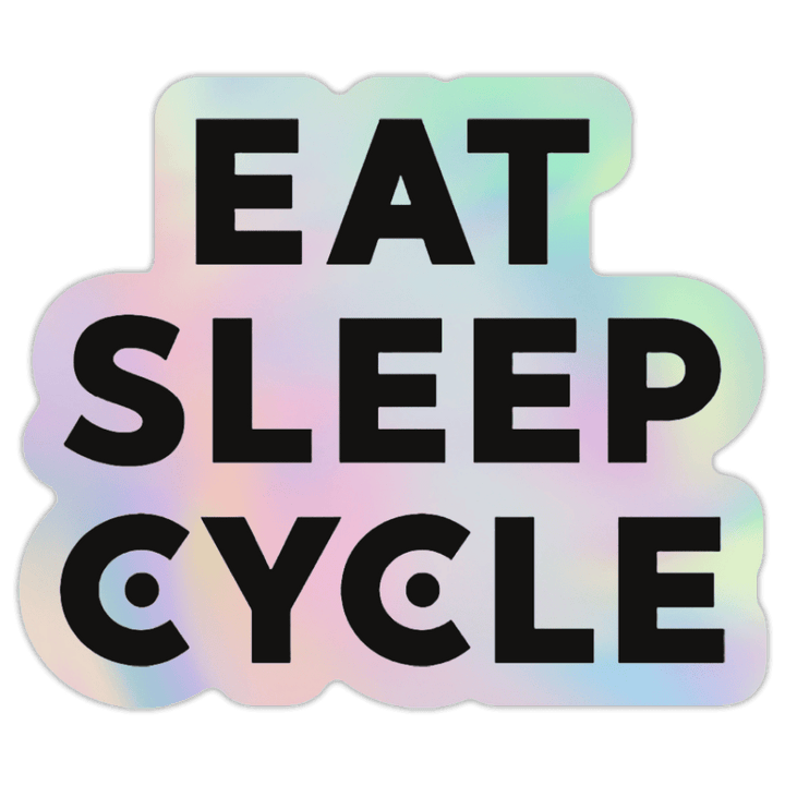 Eat Sleep Cycle Sticker