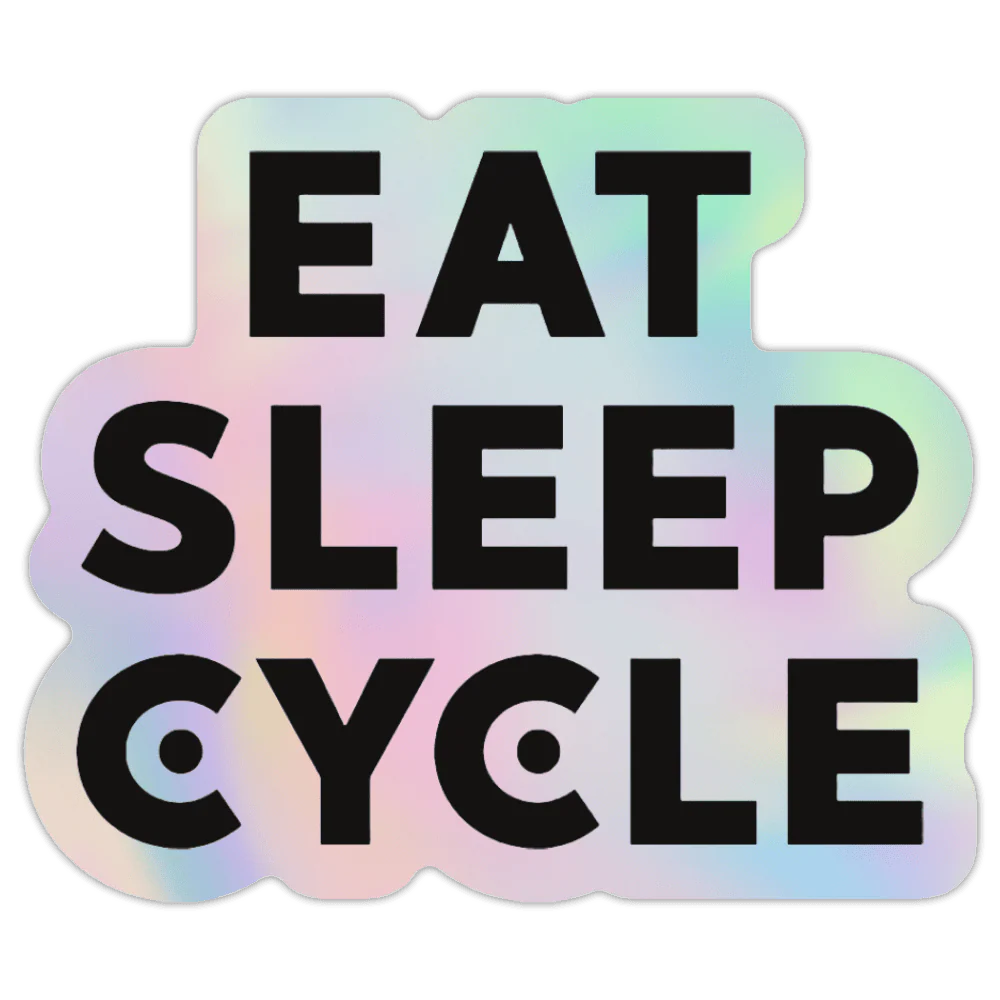 Eat Sleep Cycle Stickers