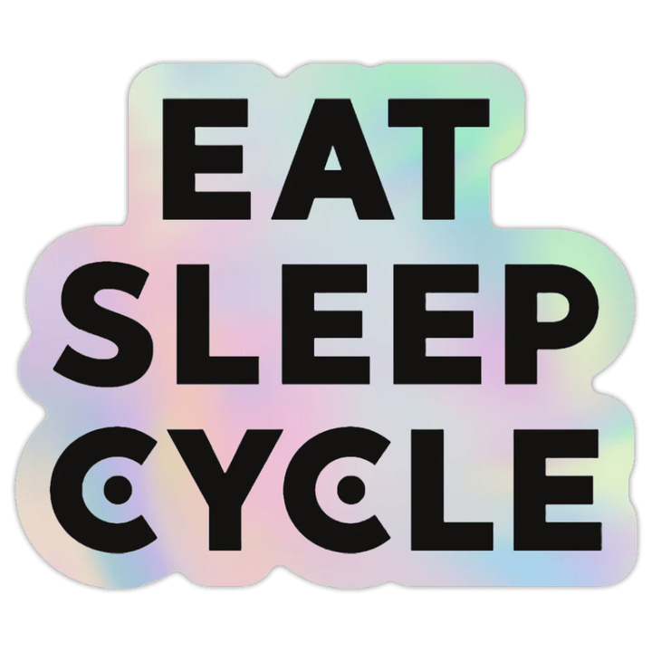 Eat Sleep Cycle Stickers