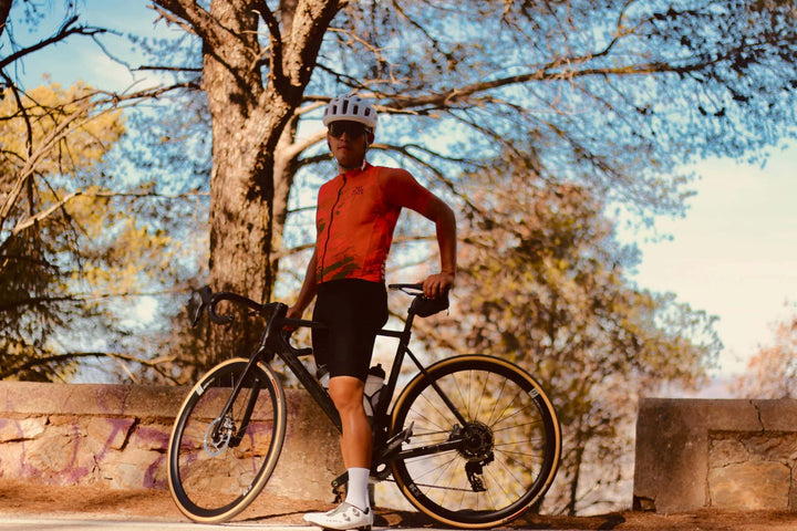 Maillot Eat Sleep Cycle Lux Málaga Rojo Hombre
