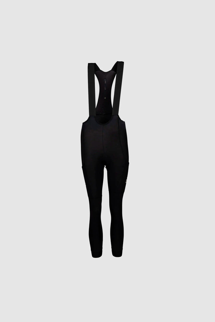 Collant invernali con bretelle ESC da donna - Nero