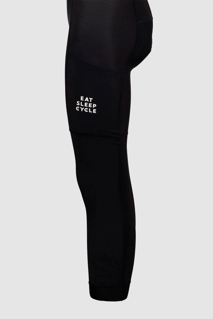 Collant invernali con bretelle ESC da donna - Nero
