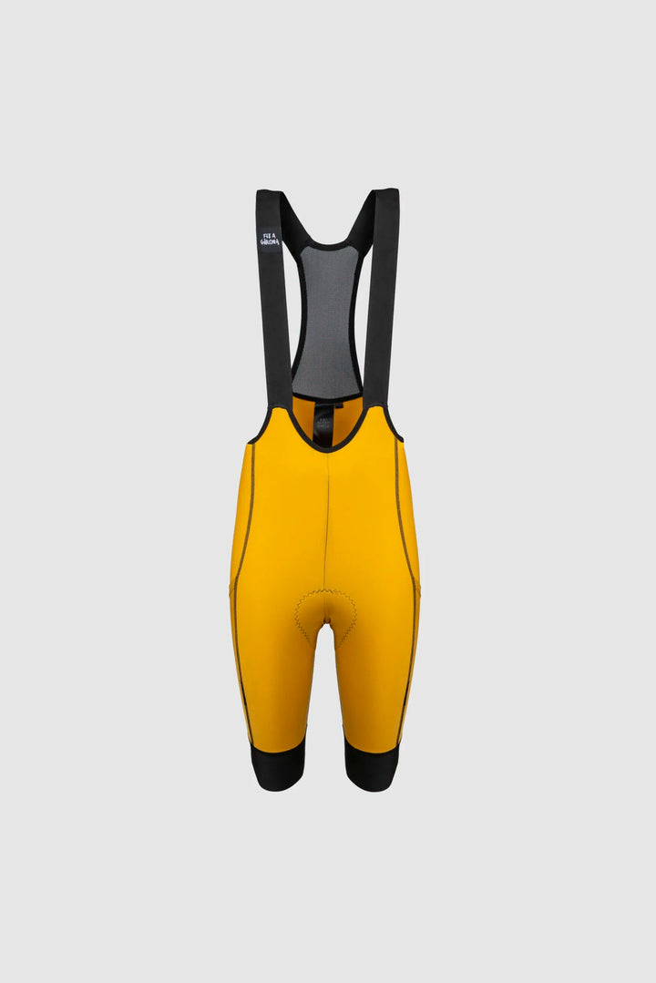 Eat Sleep Cycle Women´s Gravel Bib Shorts - Mustard
