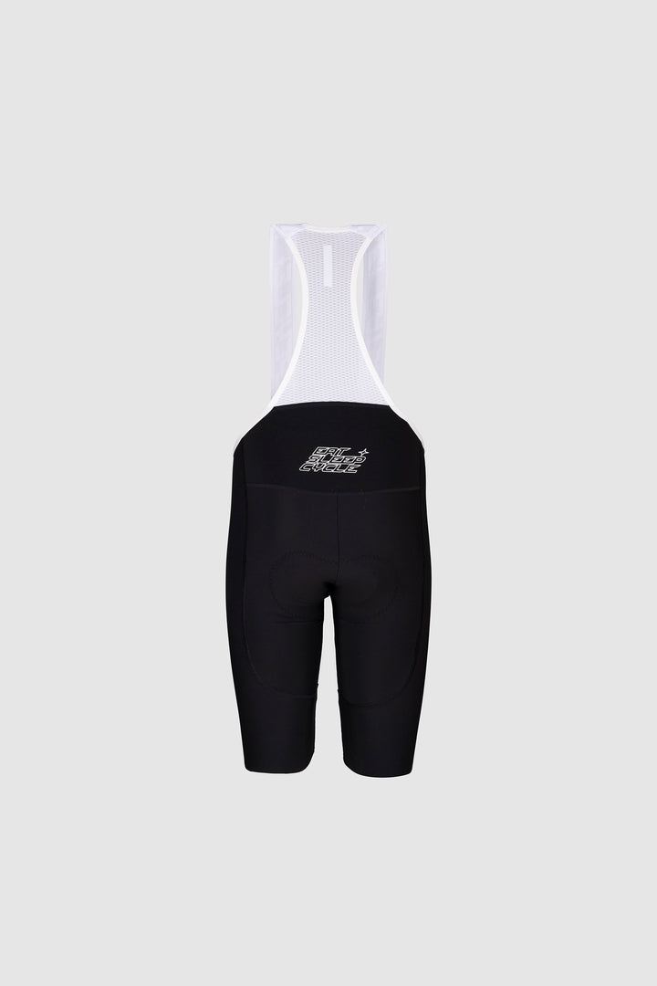Eat Sleep Cycle Racer Bib Shorts - Black