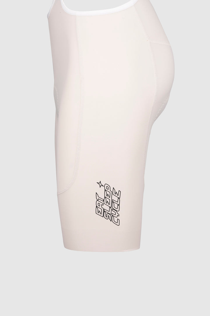 Eat Sleep Cycle Racer Bib Shorts - Stucco