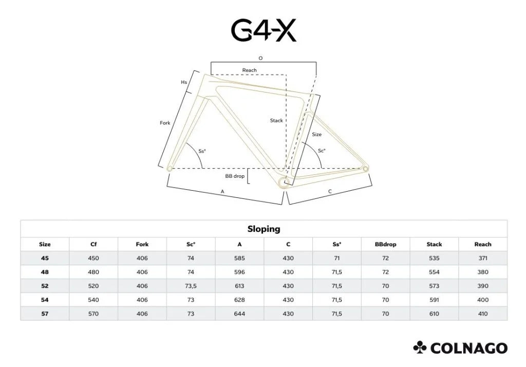 Colnago G4-X Gravel Bike (Sram Rival AXS 1x) Size 480