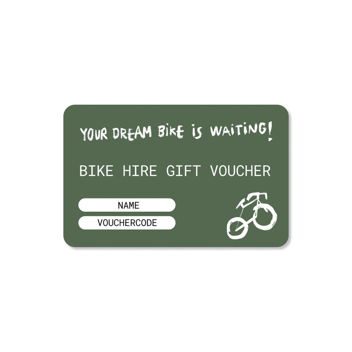 Vale de regalo para el alquiler de bicicletas Eat Sleep Cycle