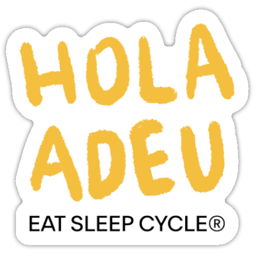 Eat Sleep Cycle Sticker