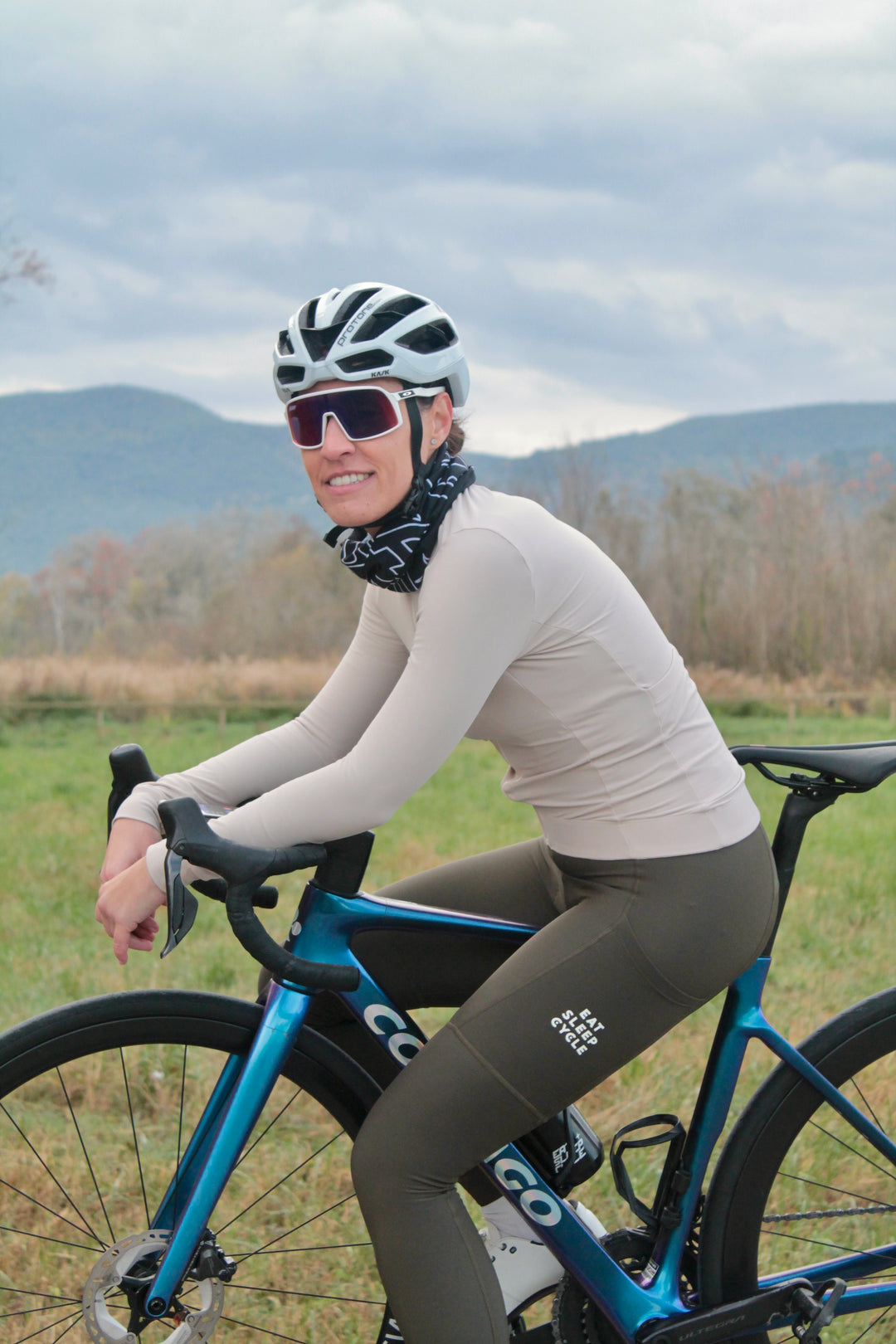 Eat Sleep Cycle Maglia a maniche lunghe da donna - Borotalco