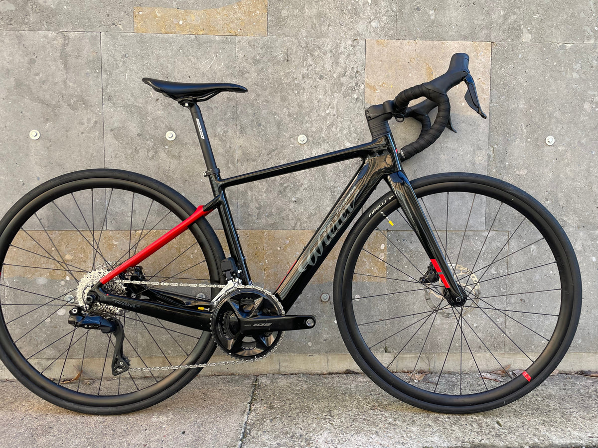 Bicicleta de carretera híbrida Wilier Garda (Shimano 105 Di2 2x12 / Ruedas de aluminio) Exposición 2025 Talla XS