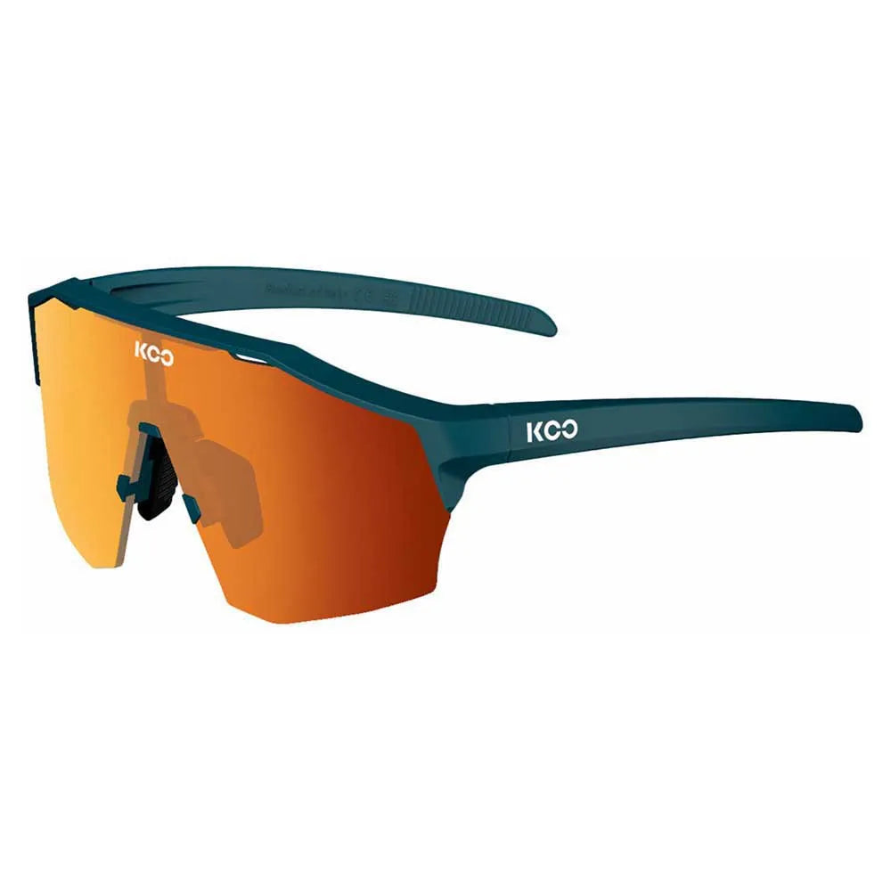 KOO Cycling Glasses - Alibi - Dark Blue Matt / Lense Red Photocromic