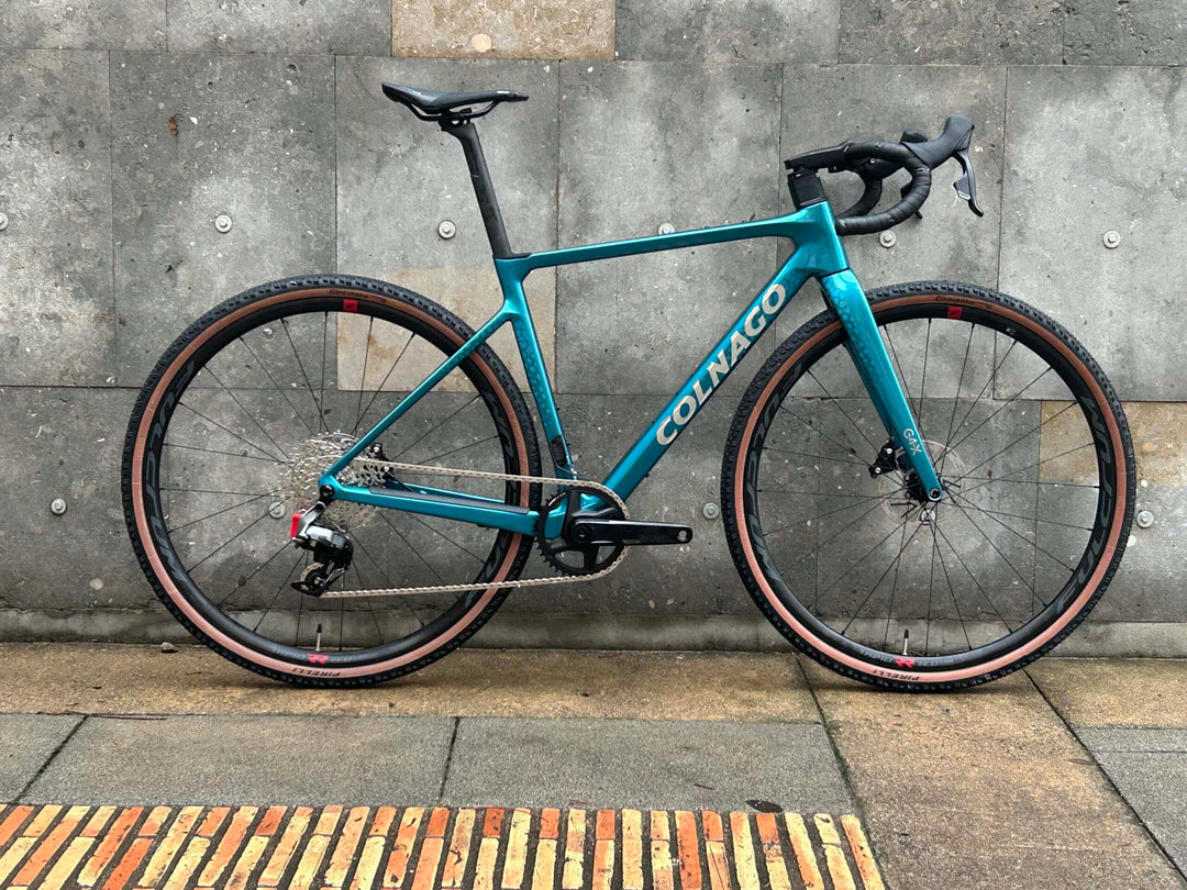 gravel bike colnago Colnago G4-X Gravel Bike (Sram Rival AXS 1x) Size 480 – Eat Sleep Cycle Store