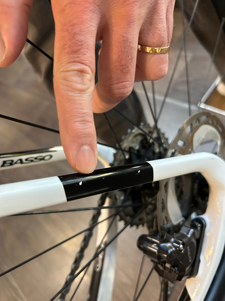 Basso Palta II Bicicleta Gravel (Shimano GRX di2 2X) RG 38 Ruedas de Carbono Talla XL- EX - Demo