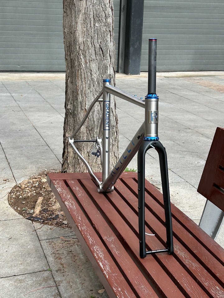 Cuadro de bicicleta de grava Reilly Gradient Titanium Disc