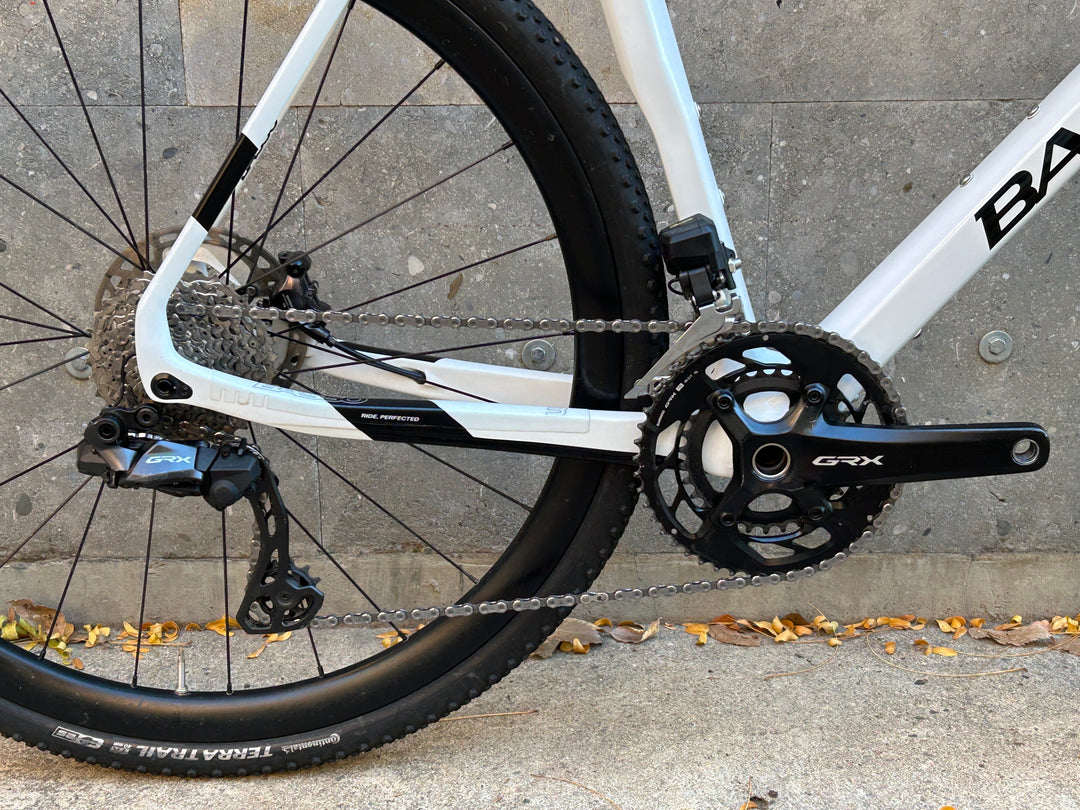 Basso Palta II Bicicleta Gravel (Shimano GRX di2 2X) RG 38 Ruedas de Carbono Talla XL- EX - Demo