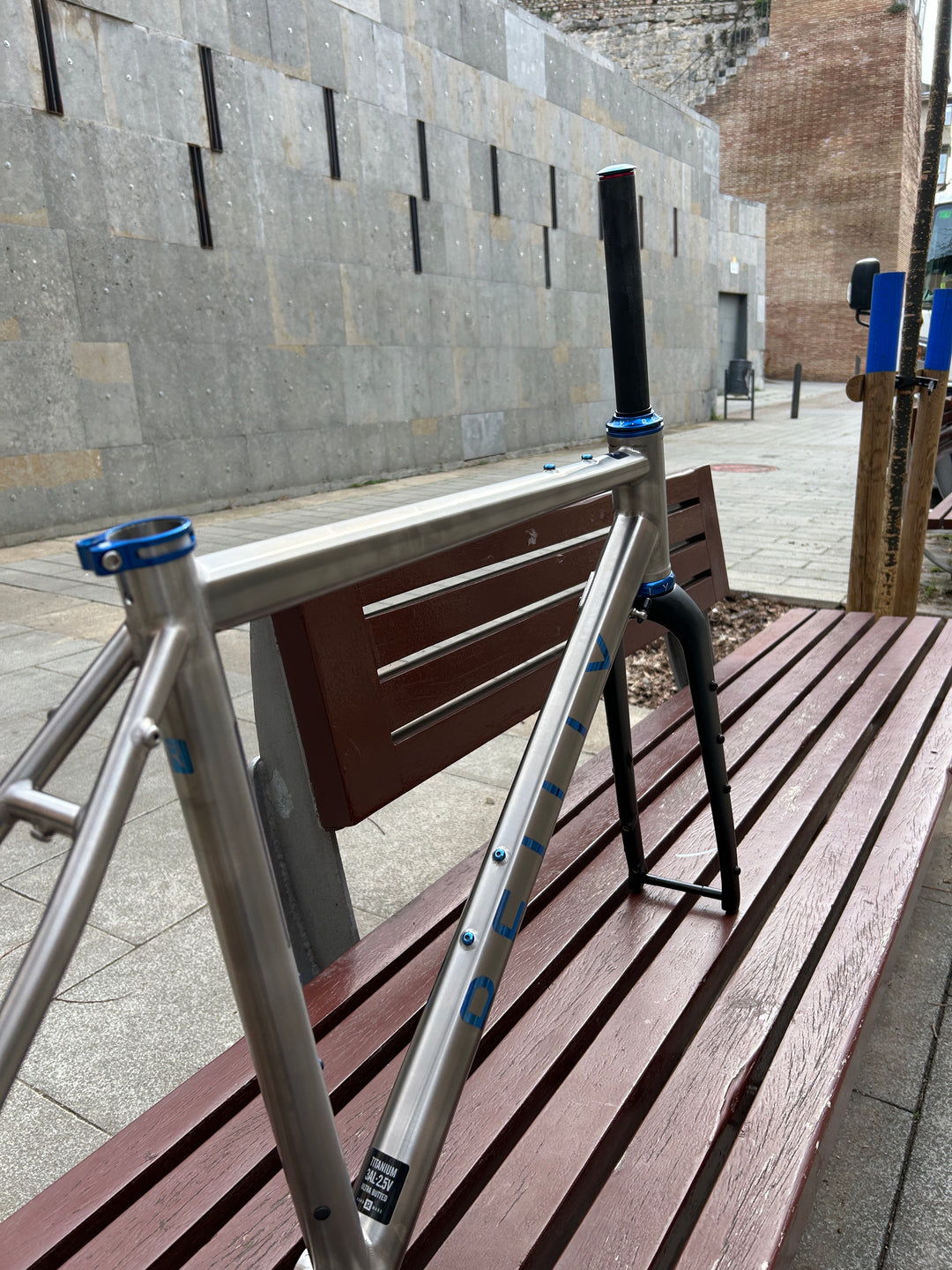 Cuadro de bicicleta de grava Reilly Gradient Titanium Disc