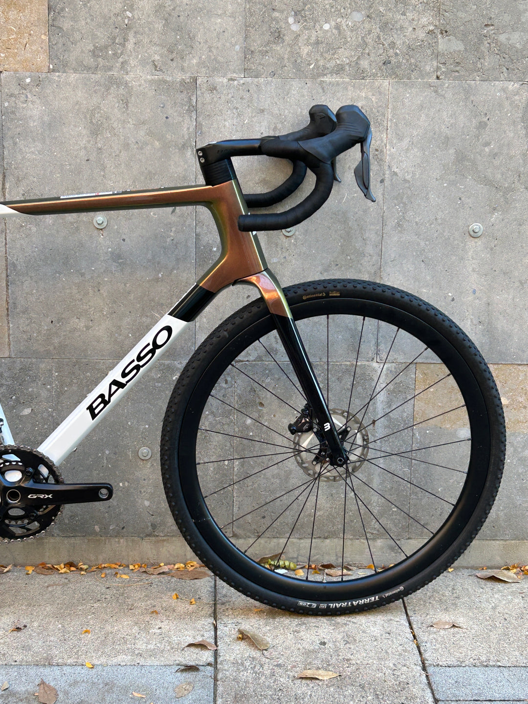 Basso Palta II Bicicleta Gravel (Shimano GRX di2 2X) RG 38 Ruedas de Carbono Talla XL- EX - Demo