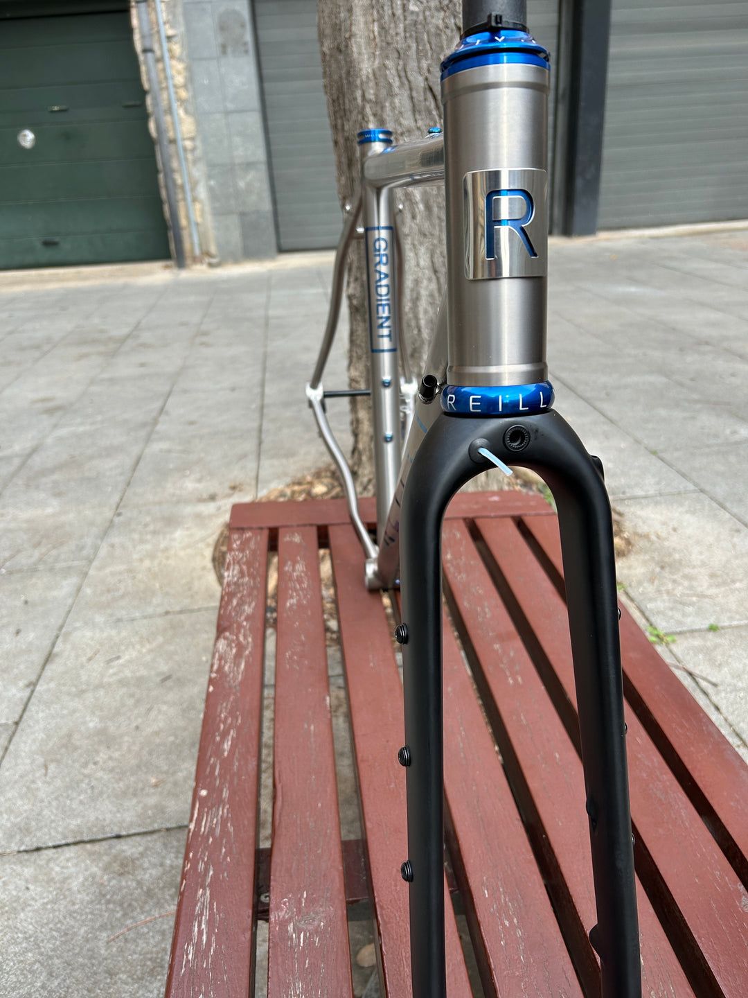 Cuadro de bicicleta de grava Reilly Gradient Titanium Disc