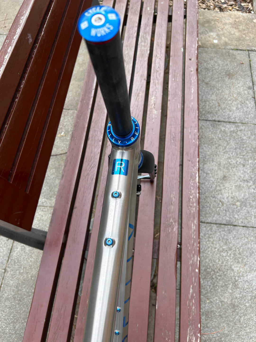 Cuadro de bicicleta de grava Reilly Gradient Titanium Disc