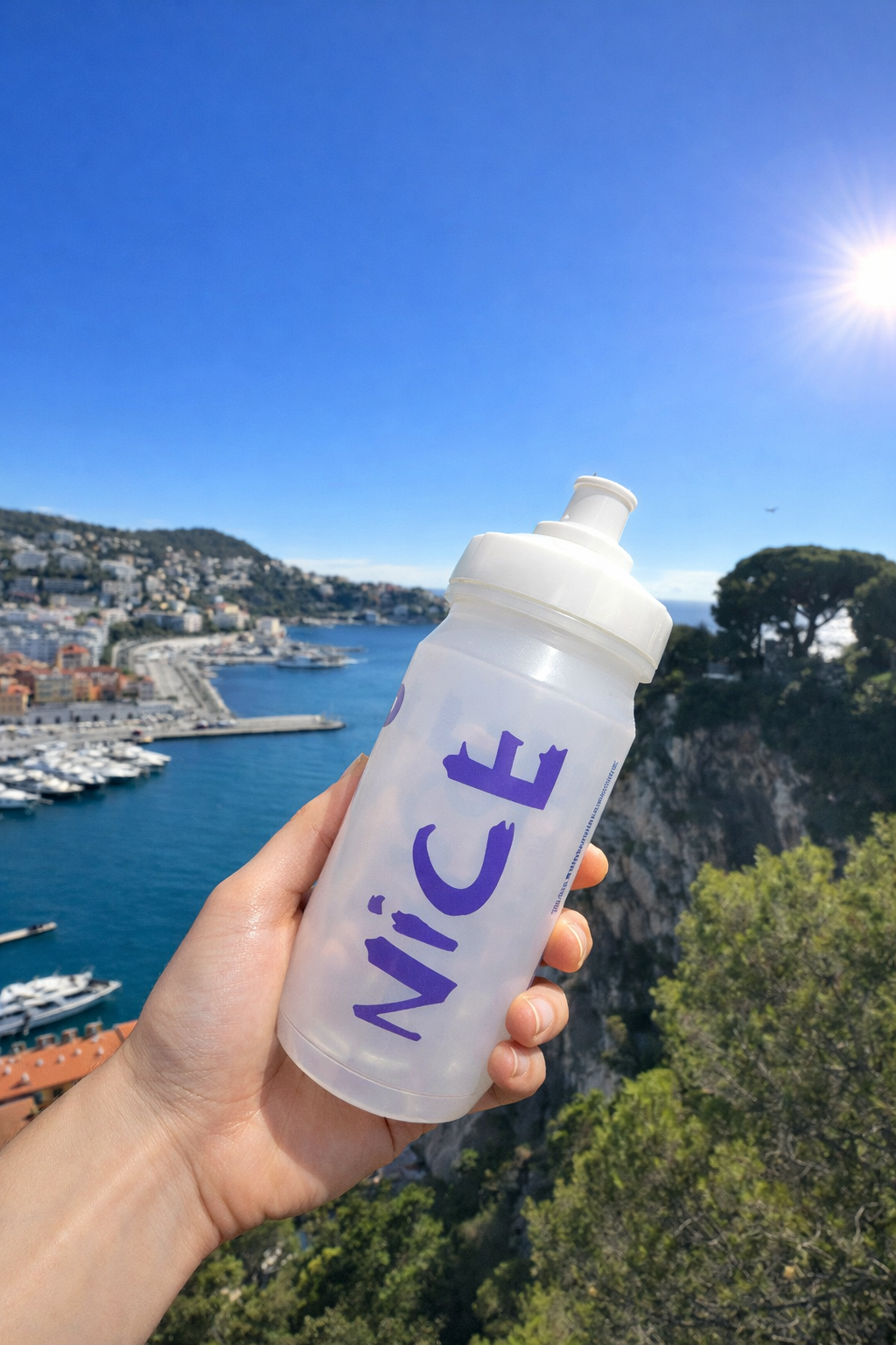 Schöne Wasserflasche – Transparent – Eat Sleep Cycle Store