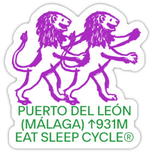 Eat Sleep Cycle Sticker