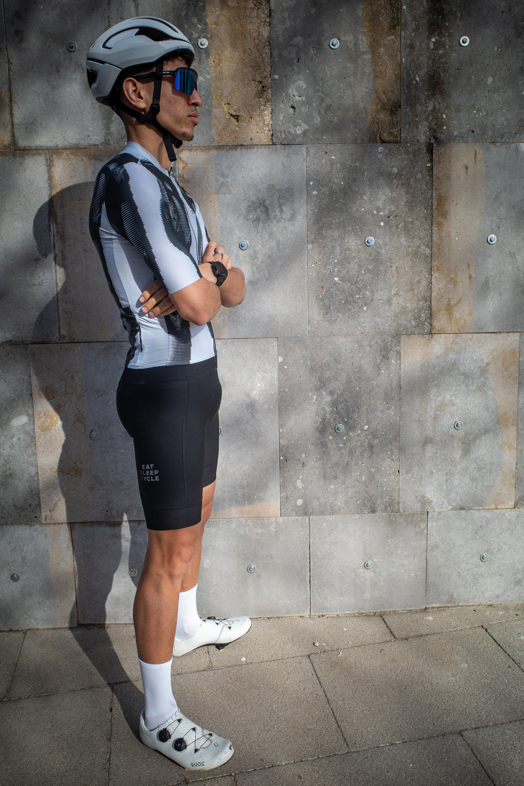 Eat Sleep Cycle Road Bib Shorts Black