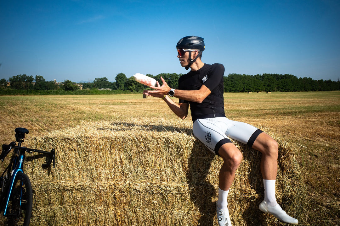 Ampolla d'aigua amb logotip Speed ​​- Vermell / Blau