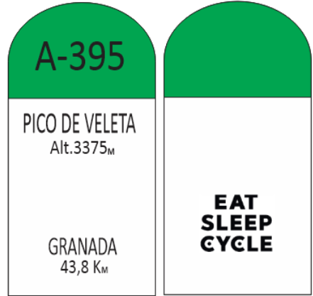 Indicatore Stradale di Málaga Climbs