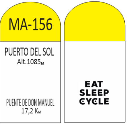 Indicatore Stradale di Málaga Climbs