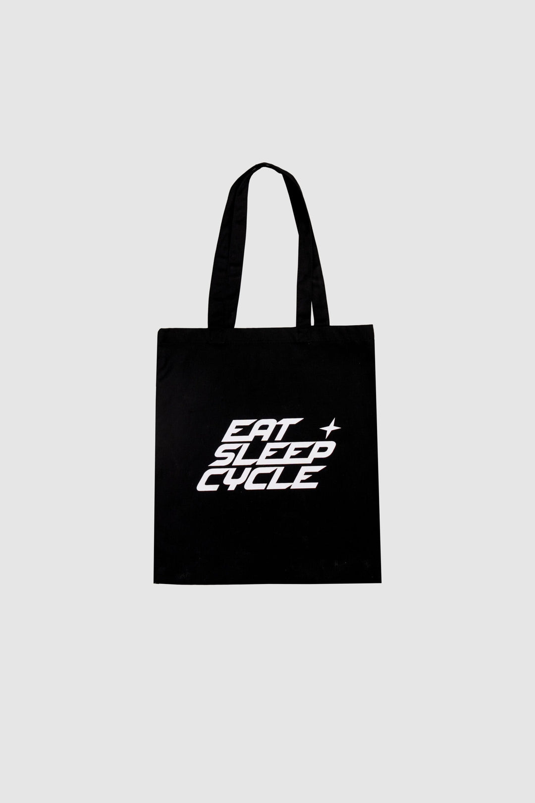 Eat Sleep Cycle Speed Logo Tote Bag