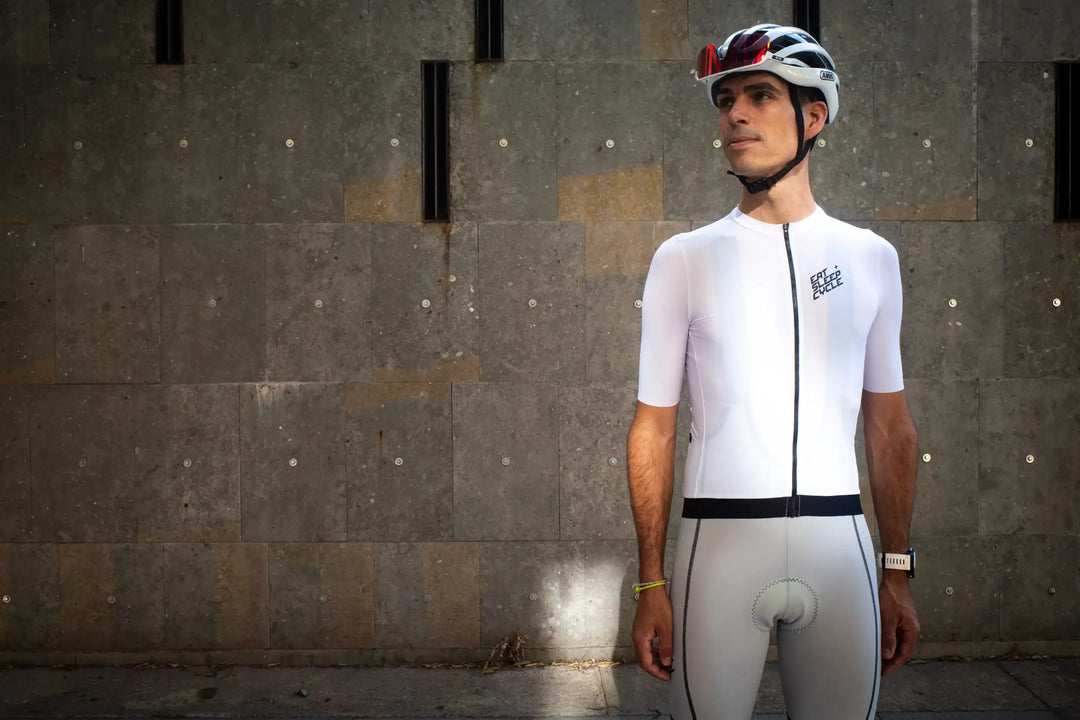 Samarreta Eat Sleep Cycle Lite - Blanc