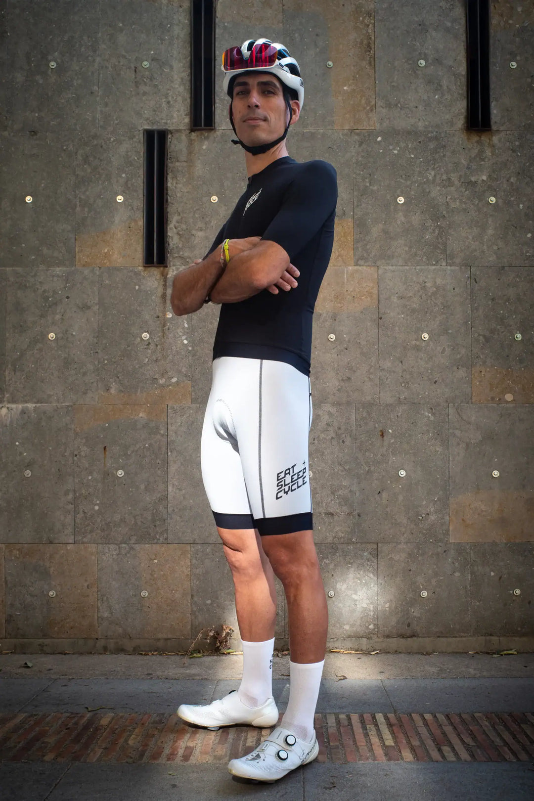 Eat Sleep Cycle Lite Road Bib Shorts Cloud/Black