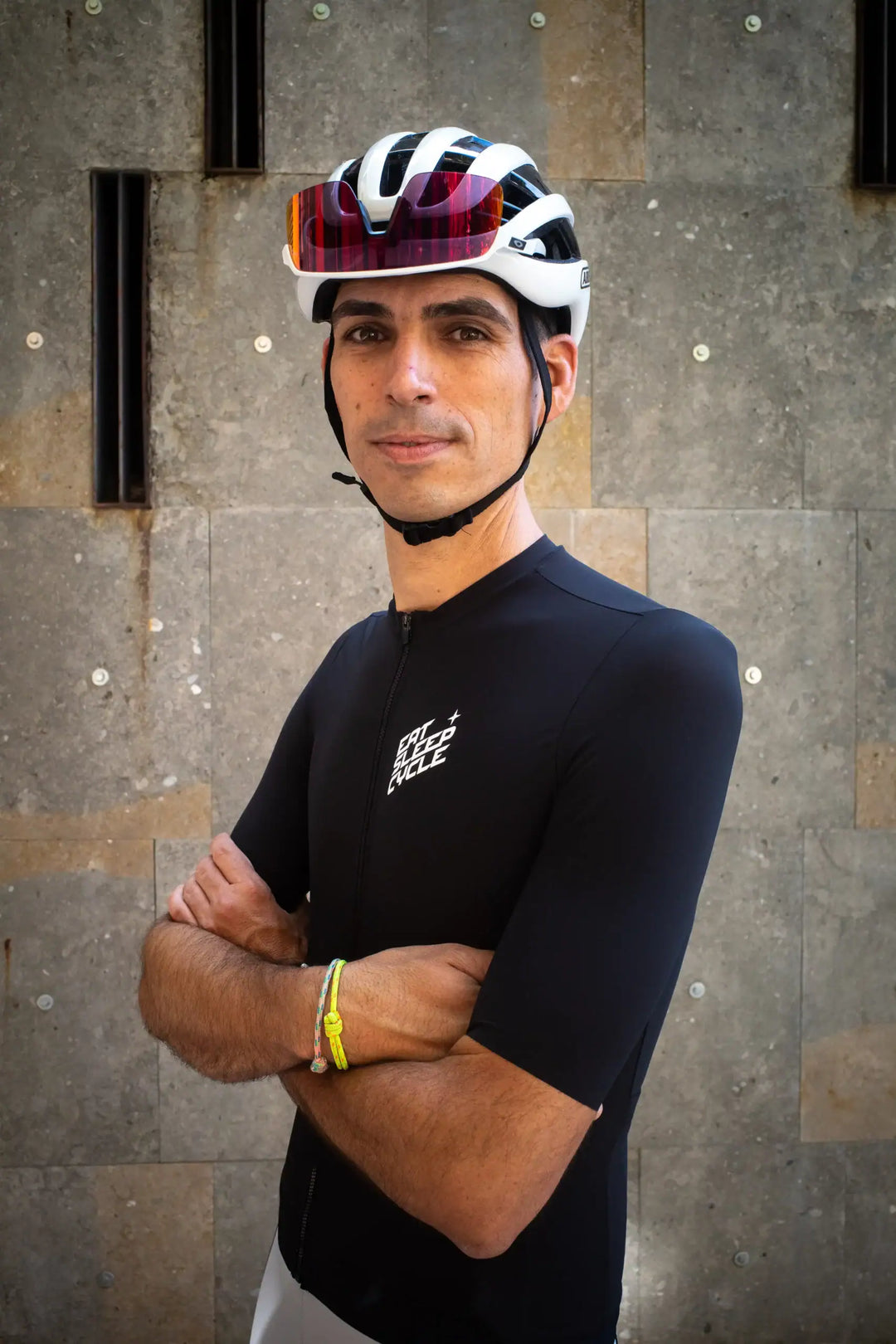 fahrradhelm stoff bezogen Eat Sleep Cycle Lite Jersey