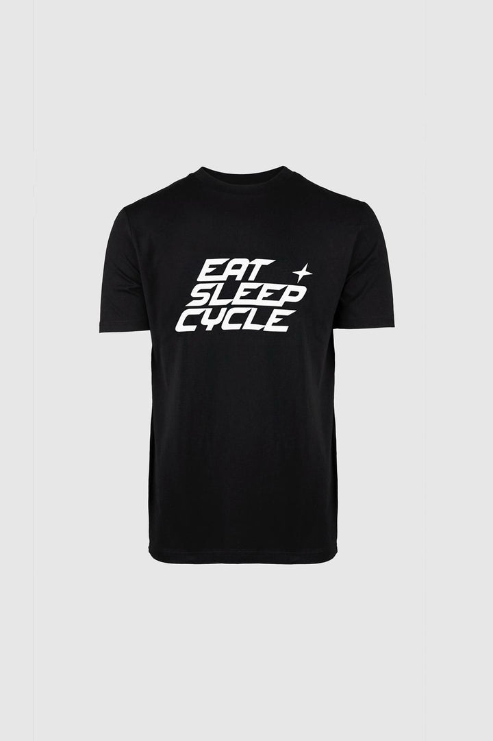 Eat Sleep Cycle Black Unisex Speed Logo T-Shirt