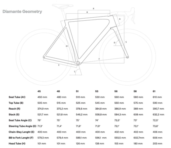 Bicicleta de carretera Basso Diamante Disc (SRAM Force AXS) Ex-Demo Talla 51