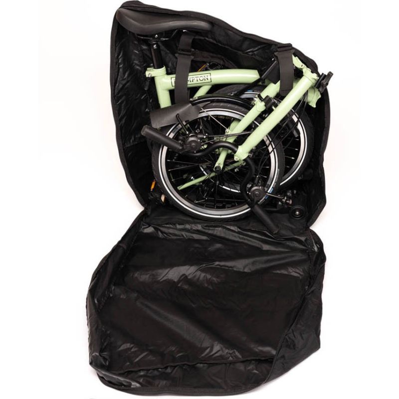 fahrradtasche brompton Brompton Transit Transporttasche Schwarz – Eat Sleep Cycle Store