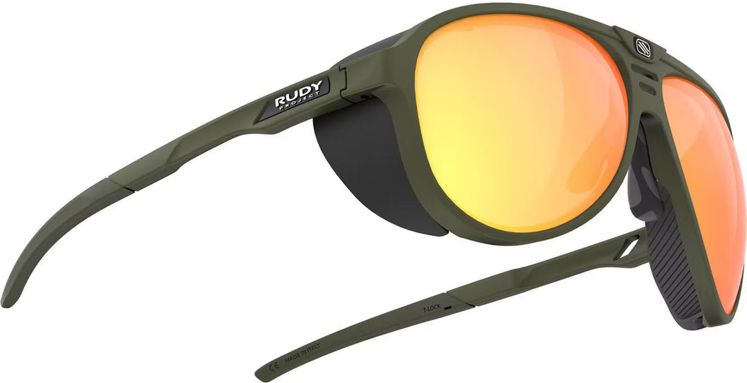 Rudy Project STARDASH Olive Matte Multilaser Orange